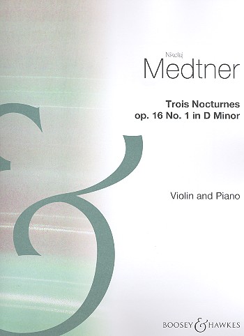 3 Nocturnes d-Moll op.16,1  für Violine und Klavier  2 Spielpartituren