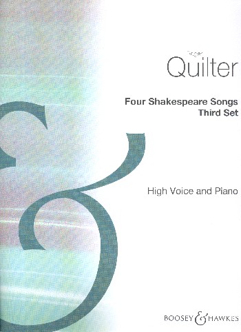 4 Shakespeare Songs op.30 vol.3  for high voice and piano  