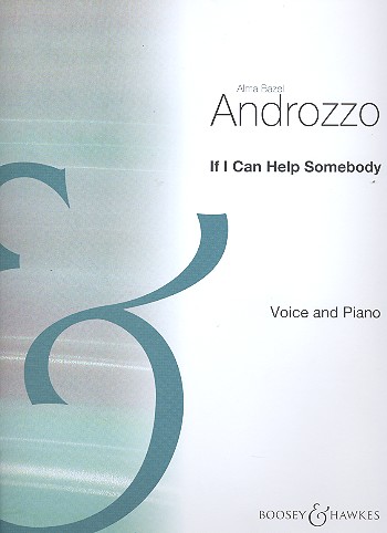 If I Can Help Somebody (Os Gallaf helpu rhywun)&nbsp;&nbsp;für Singstimme und Klavier&nbsp;&nbsp;