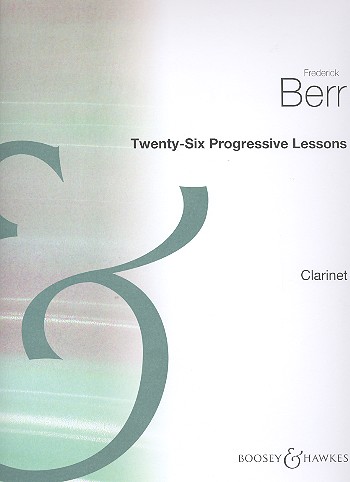 26 progressive Lessons  für Klarinette  
