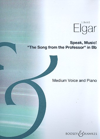 Speak, Music! op. 41/2&nbsp;&nbsp;für mittlere Stimme und Klavier&nbsp;&nbsp;