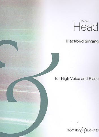 A Blackbird singing  for high voice and piano (en)  
