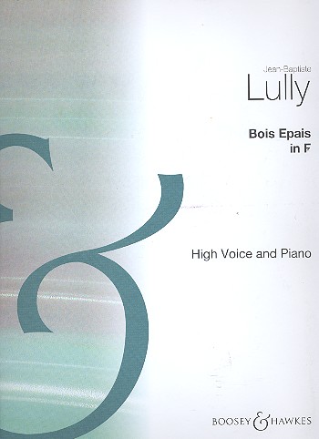 Bois Epais F-Dur  for high voice and piano (fz/en)  
