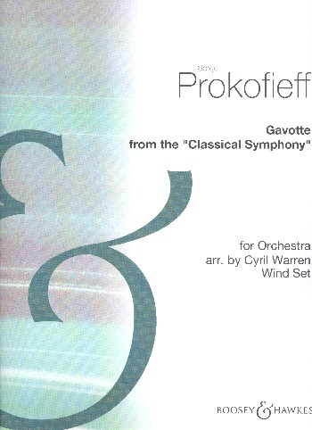 Gavotte from Classical Symphony  for orchestra  wind parts