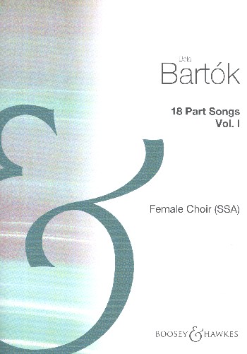 18 Partsongs vol.1  for female chorus a cappella  score
