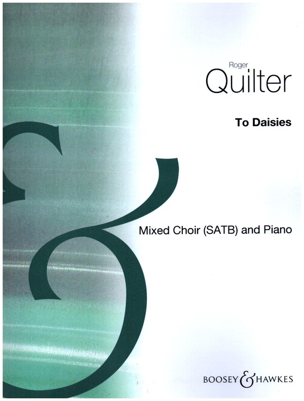 To Daisies  for mixed chorus and piano  score