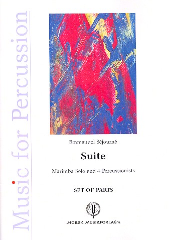 Suite  for marimba and 4 percussionists  parts