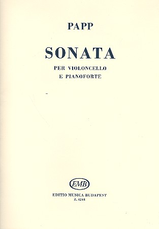 Sonata  for cello and piano  