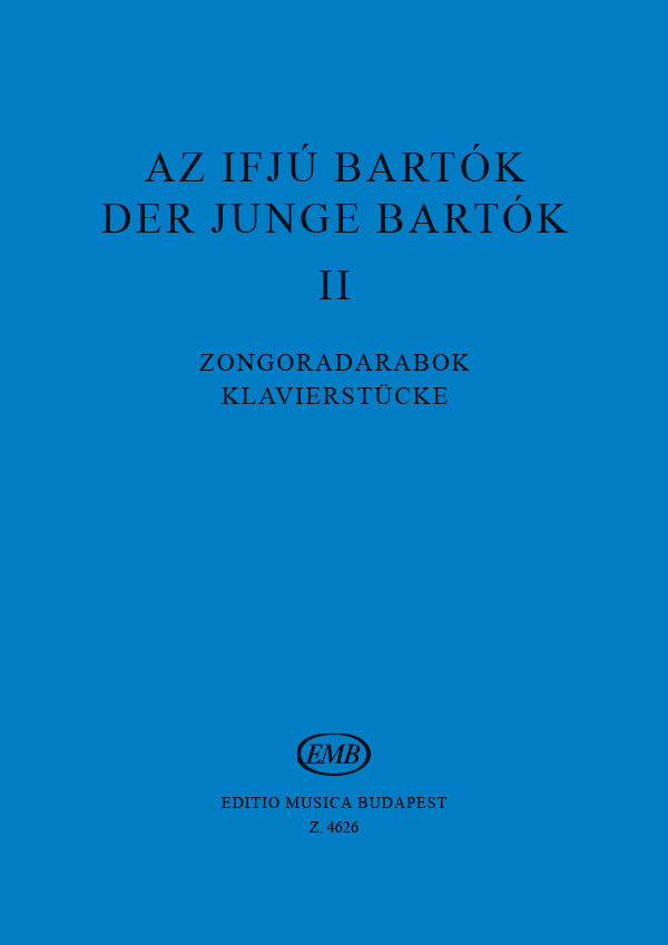 The young Bartók Vol.2&nbsp;&nbsp;for piano&nbsp;&nbsp; 