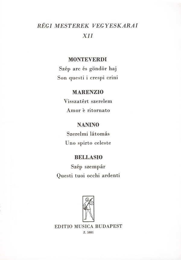 : Old Masters' Mixed Choruses&nbsp;&nbsp;&nbsp;&nbsp;Mixed Voices