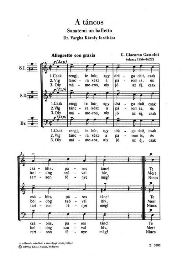 : Régi mesterek vegyeskarai&nbsp;&nbsp;&nbsp;&nbsp;Mixed Voices