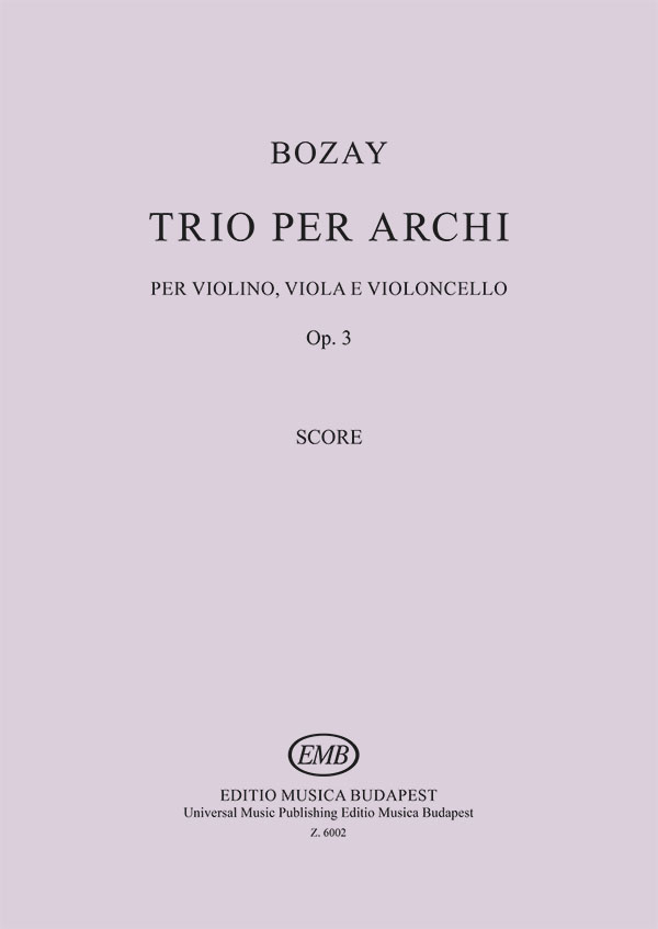 Bozay Attila String Trio&nbsp;&nbsp;&nbsp;&nbsp;String Trios