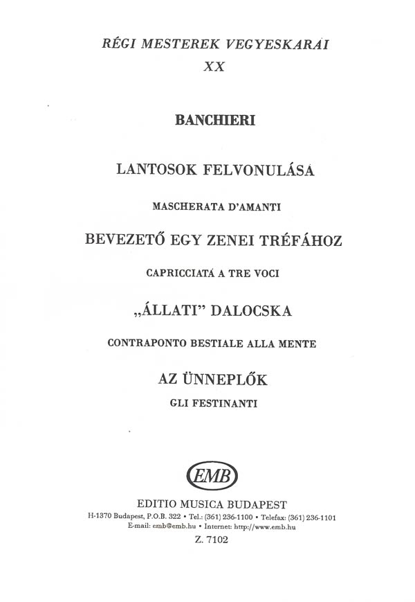 : Old Masters' Mixed Choruses&nbsp;&nbsp;&nbsp;&nbsp;Mixed Voices Collection