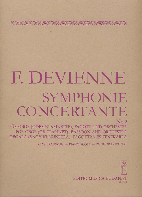 Francois Devienne&nbsp;&nbsp;Symphonie concertante&nbsp;&nbsp;Symphonic Works (Partitur)
