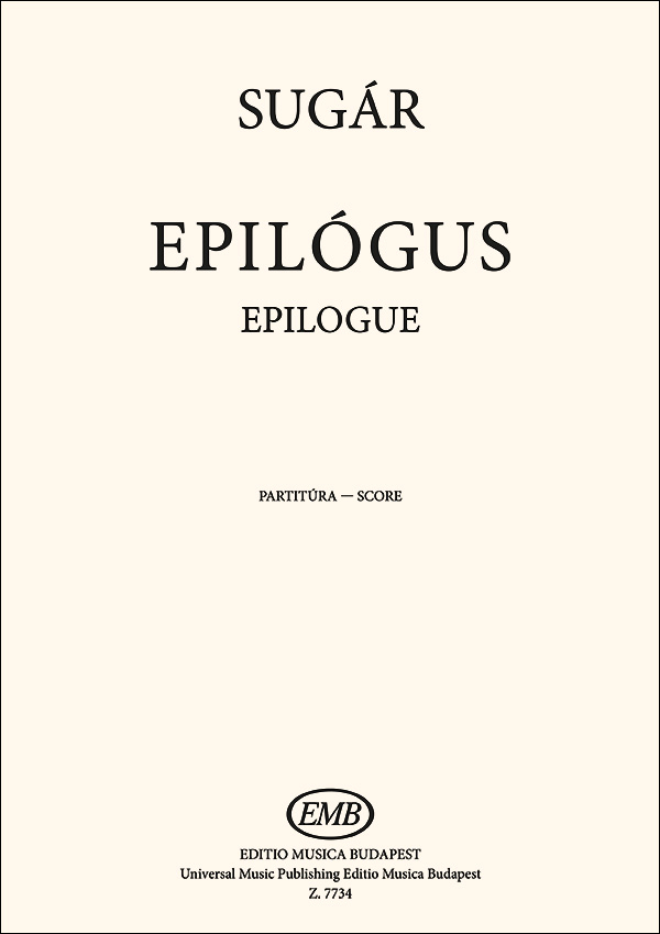 Z7734  Epilog&nbsp;&nbsp;for orchestra&nbsp;&nbsp;score and parts
