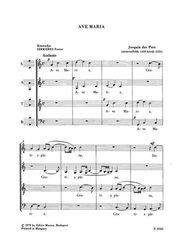 : Old Masters' Mixed Choruses&nbsp;&nbsp;&nbsp;&nbsp;Mixed Voices