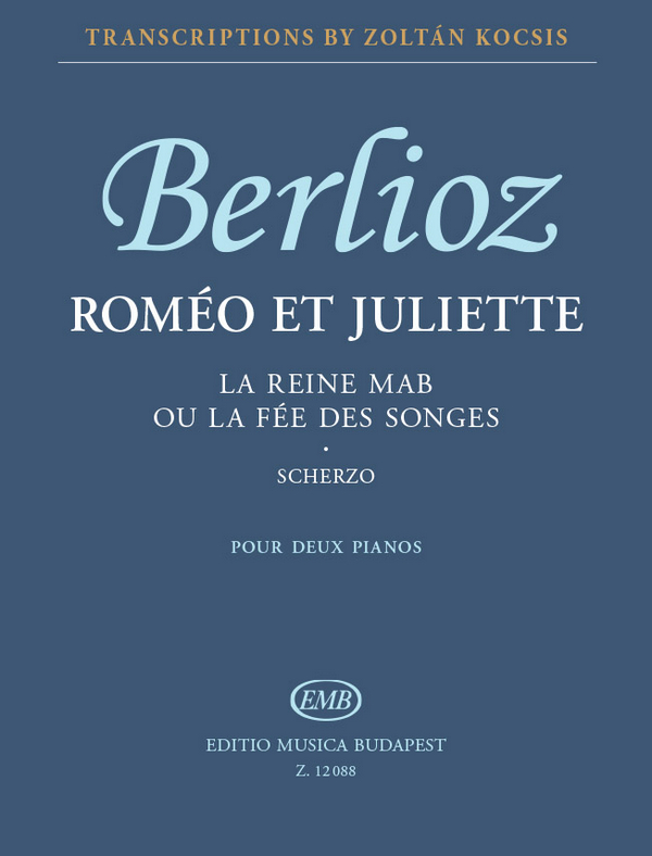 La reine Mab ou la fée des songes - Scherzo de Roméo et Juliette op.19&nbsp;&nbsp;pour piano 4 mains&nbsp;&nbsp;partition