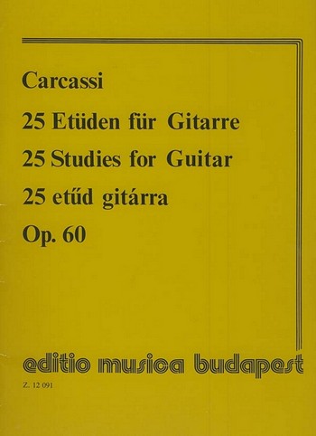 25 Studies  for guitar  