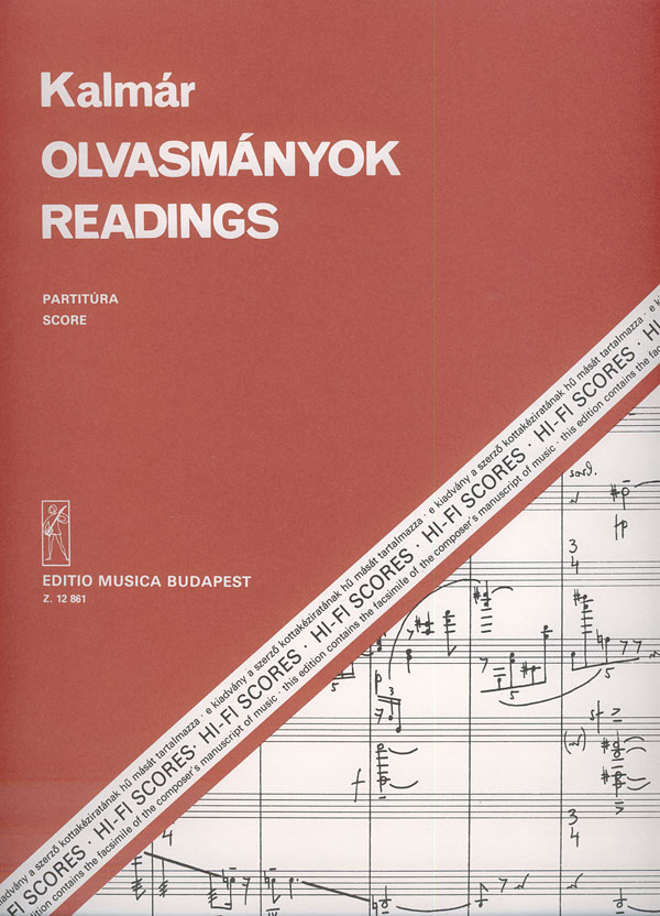 Kalmár László Readings&nbsp;&nbsp;for chamber ensemble&nbsp;&nbsp;Chamber Music for Mixed  Ensembles