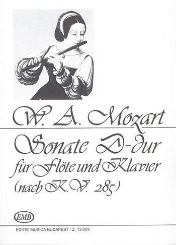 Sonata in D major K 285&nbsp;&nbsp;&nbsp;&nbsp;Flute and Piano
