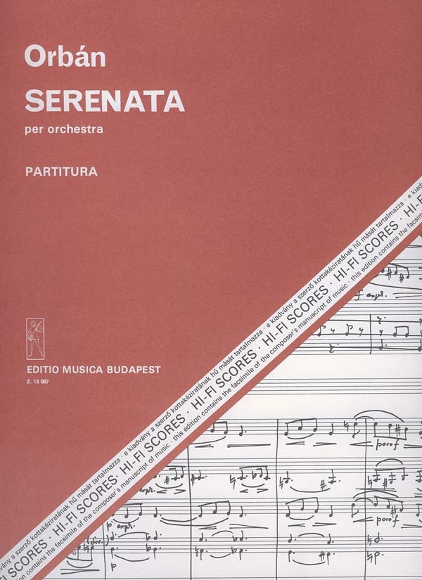 Orbán György Serenata&nbsp;&nbsp;for orchestra&nbsp;&nbsp;Symphonic Works