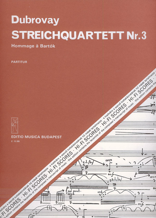 Streichquartett Nr.3    Partitur