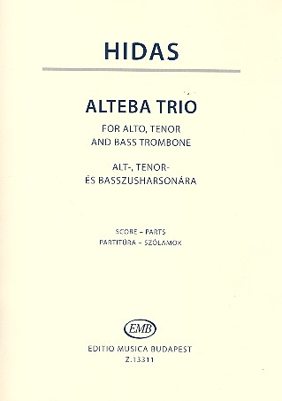 Alteba Trio for 3 trombones (ATB)  score and parts  