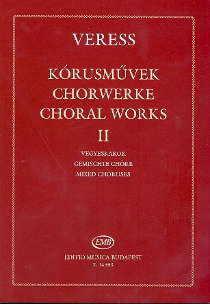 Chorwerke Band 2  für gem Chro a cappella  Partitur