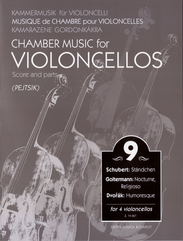Kammermusik für Violoncelli Band 9&nbsp;&nbsp;für 4 Violoncelli&nbsp;&nbsp;Partitur und Stimmen