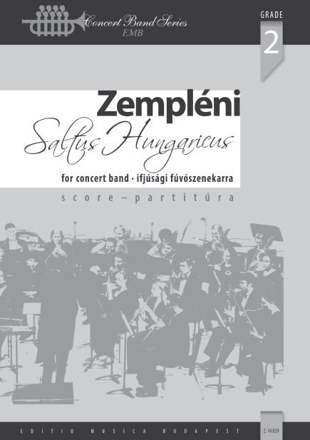 Laszlo Zempleni&nbsp;&nbsp;Saltus Hungaricus&nbsp;&nbsp;Concert Band (Partitur)