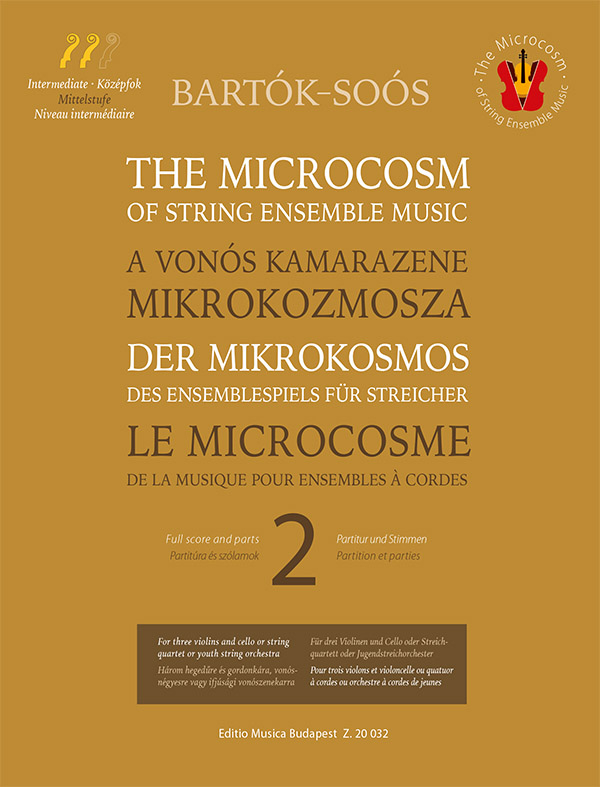 The Microcosm of String Ensemble Music 2 (+QR)&nbsp;&nbsp;für 3 Violinen und Cello oder Streichquartett &nbsp;&nbsp;Partitur und STimmen