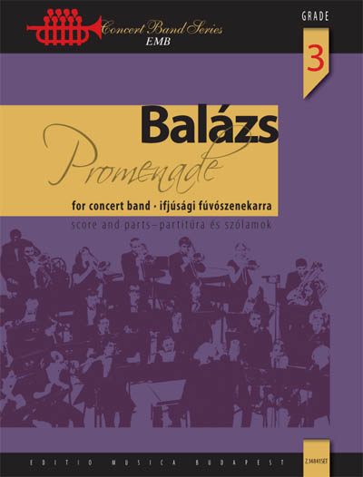 Arpad Balazs&nbsp;&nbsp;Promenade&nbsp;&nbsp;Concert Band (Partitur + Stimmen)