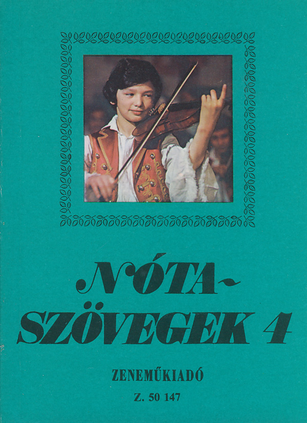 : Nótaszövegek&nbsp;&nbsp;&nbsp;&nbsp;Words of Hungarian Songs