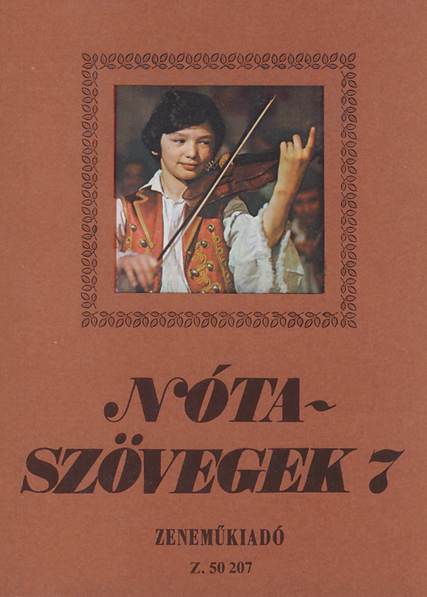 : Nótaszövegek&nbsp;&nbsp;&nbsp;&nbsp;Words of Hungarian Songs