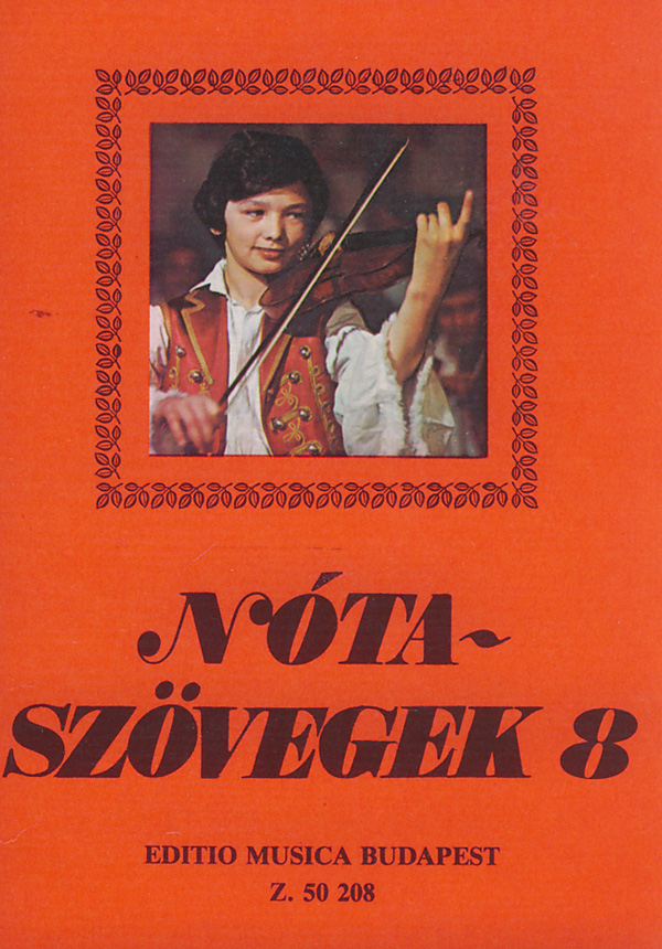 : Nótaszövegek&nbsp;&nbsp;&nbsp;&nbsp;Words of Hungarian Songs