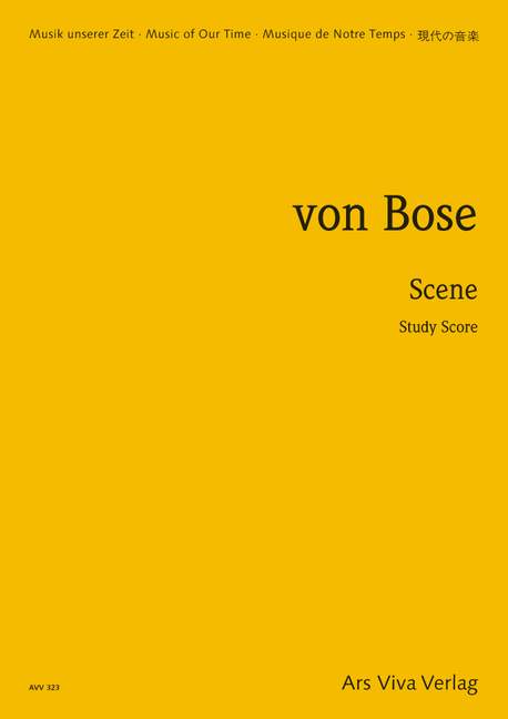 Bose, Hans-Jürgen von Scene  für Kammerorchester  Studienpartitur