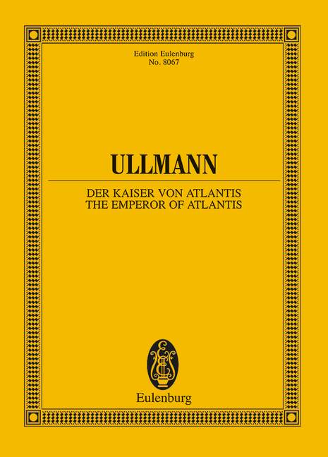 Der Kaiser von Atlantis oder Die Tod-Verweigerung op.49    Studienpartitur (dt/en)