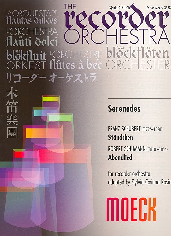 Serenaden&nbsp;&nbsp;für Blockflötenensemble (SATB GB SB)&nbsp;&nbsp;Partitur und Stimmen