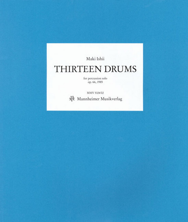 13 drums op.66  for percussion solo  