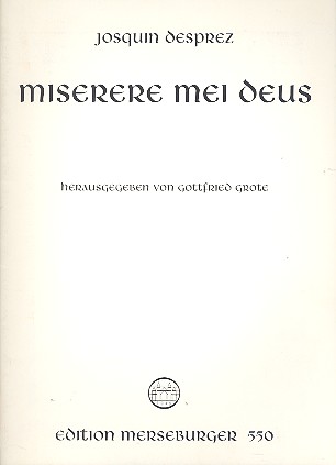 Miserere mei Deus für gem Chor a cappella  Partitur  