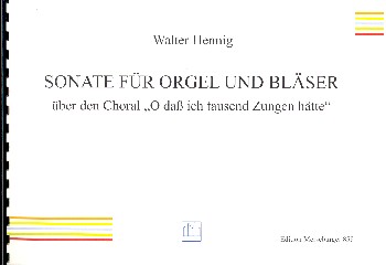 Sonate  für Orgel und Blechbläser  Partitur