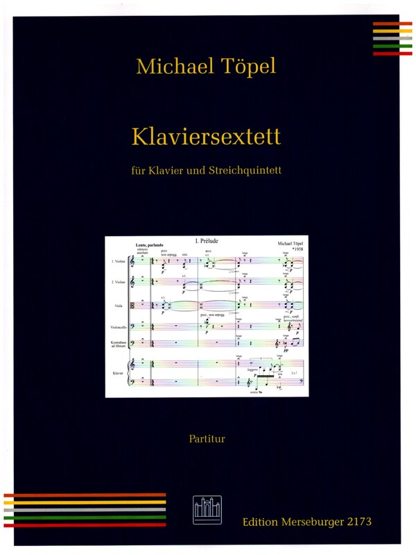 Klaviersextett  für 2 Violinen, Viola, Violoncello, Kontrabass und Klavier  Partitur und Stimmen