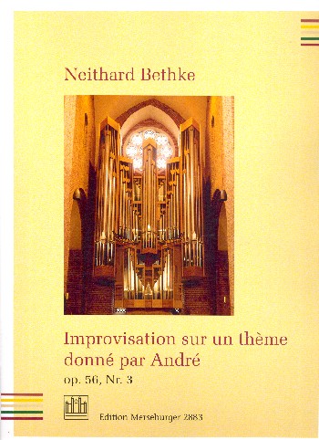 Improvisation sur un thème donné par André op.56,3  für Orgel  