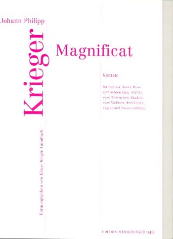 Magnificat  für Soli, gem Chor und Instrumente  Partitur
