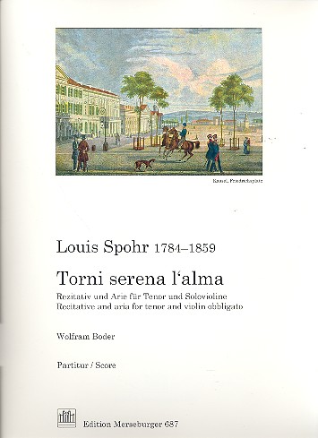 Torni serena l'alma WoO76  für Tenor, Violine und Orchester  Partitur