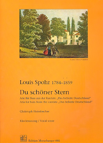 Du schöner Stern WoO64 für Bass  und Orchester  Klavierauszug