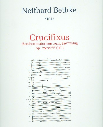 Crucifixus op.25  für Soli, gem Chor und Orchester  Partitur