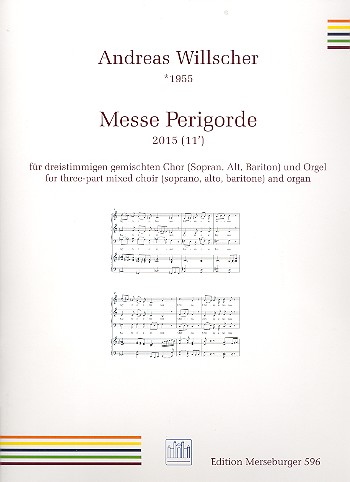 Messe Perigorde  für gem Chor (SAM) und Orgel  Partitur