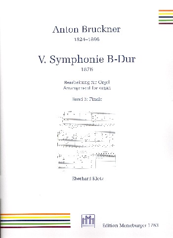 Sinfonie B-Dur Nr.5 - Finale&nbsp;&nbsp;für Orgel&nbsp;&nbsp;