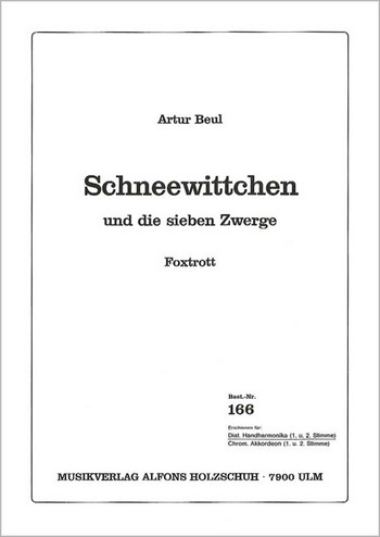 Beul, Artur  Schneewittchen Und Die 7 Zwerge  Diatonische Handharmonika